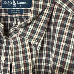 Ralph Lauren Men's Checkered Shirt - Red, Blue, White